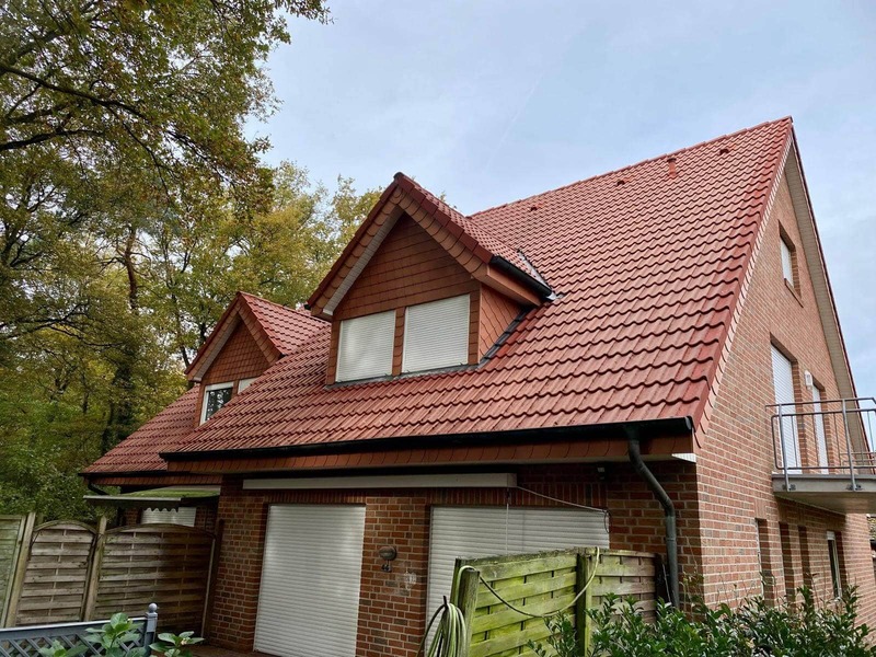 Sauberes Dach nach Abschluss